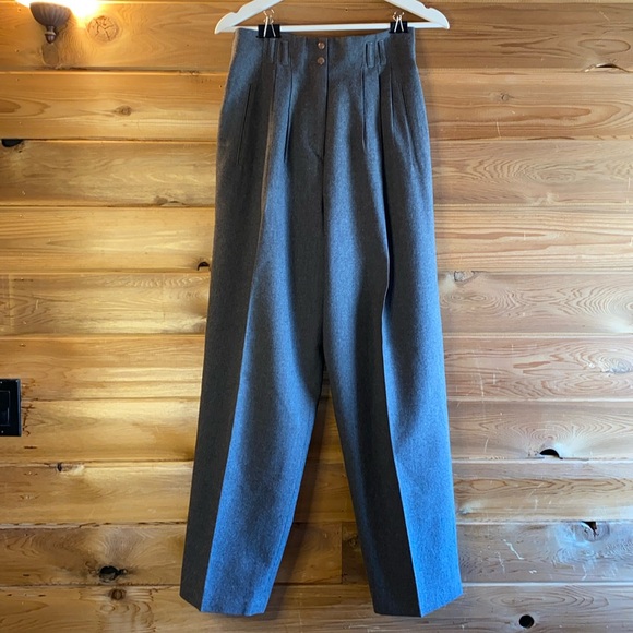 VINTAGE MERINO WOOL TROUSER - Picture 1 of 6